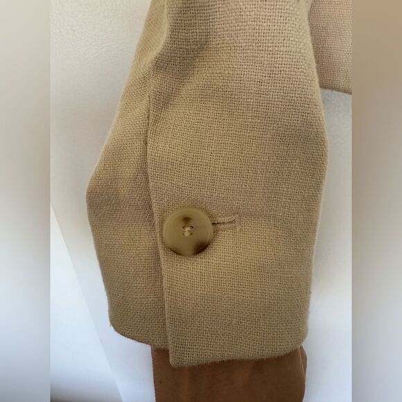 ALC River Linen Blend Cropped Double-Breasted Blazer Size 0 - Picture 6 of 9